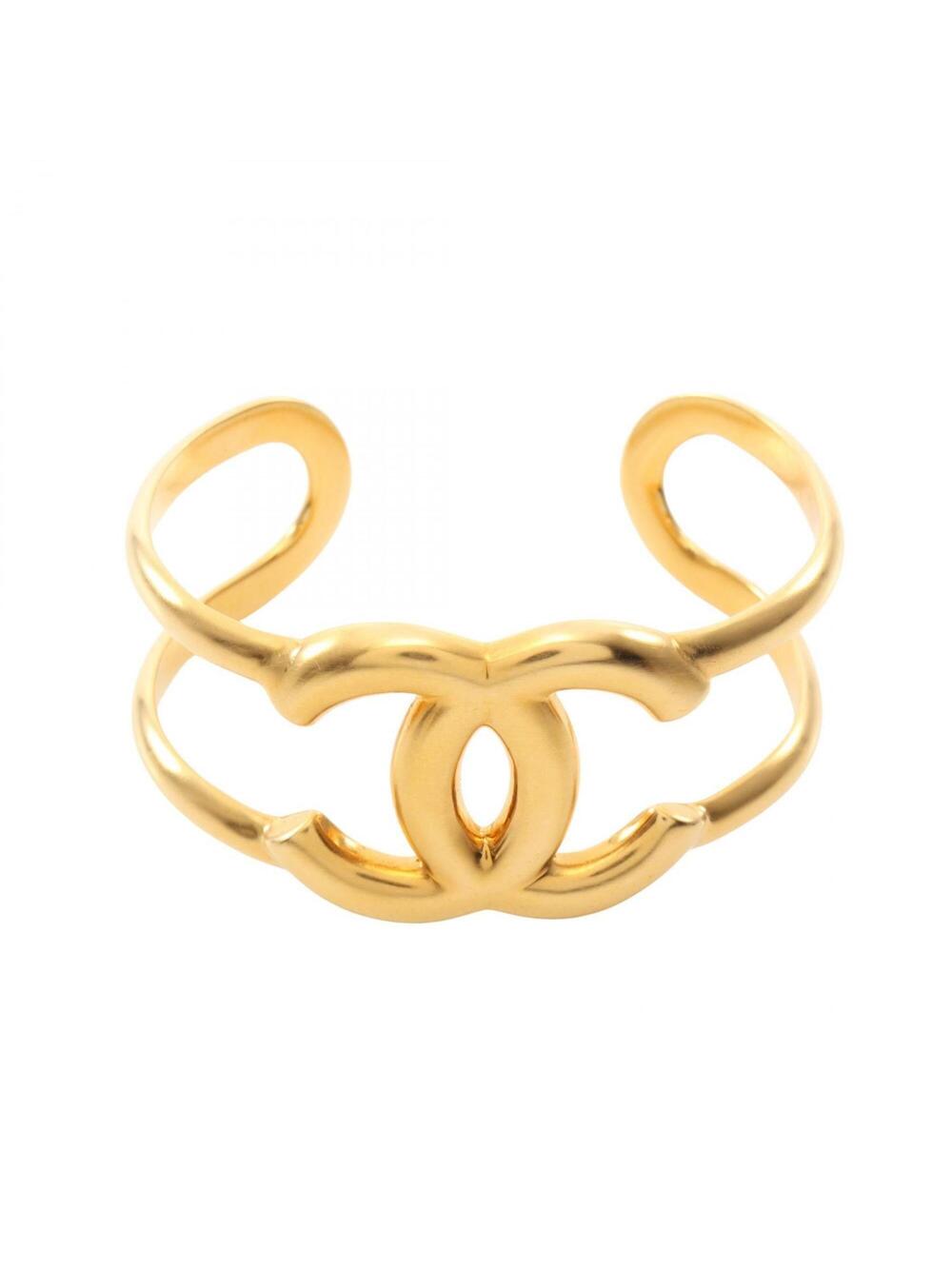 Chanel Cc Logo Bracelet Metal #276377C14B